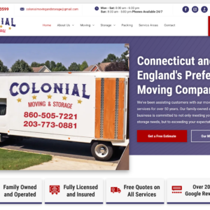 Colonial Moving and Storage - Header